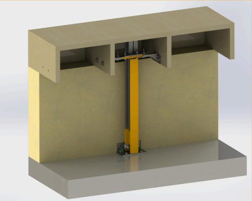 Crawl Space Vertical Beam