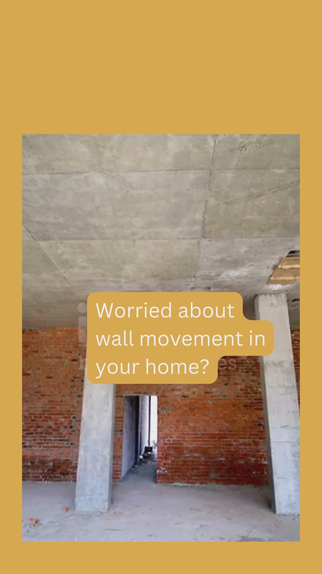 Crawl Space Vertical Beam